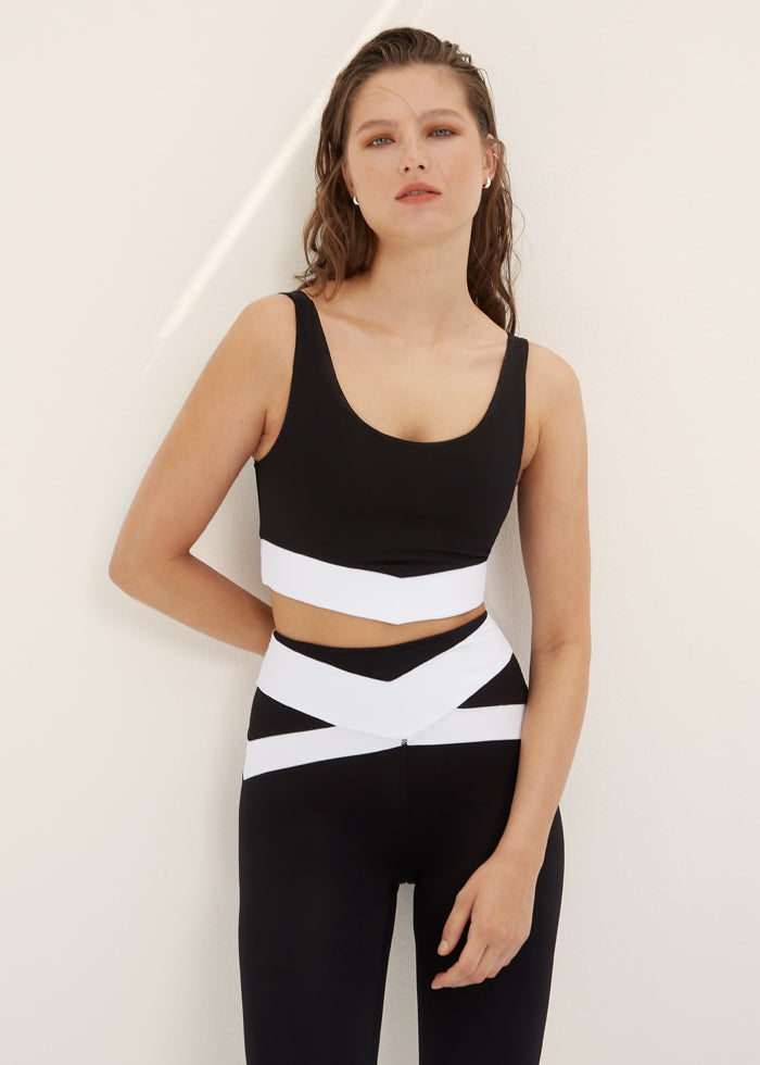 pamela bra - onyx | BodyLanguageSportswear | onyx / white |  | #description#