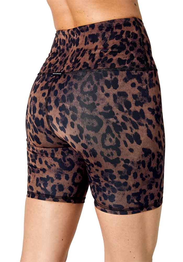 Hartley Biker Short Animal | BodyLanguageSportswear | RUST ANIMAL | product | The Hartley Biker Short is Body Language's best selling, high waisted and scuplting short. Made from