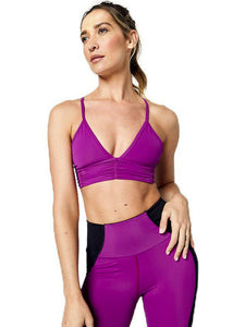 Scrunchy Top Magenta | BodyLanguageSportswear | MAGENTA | product | The Scrunchy Top is a signature Body Language design and part of our core collection. Made from our 