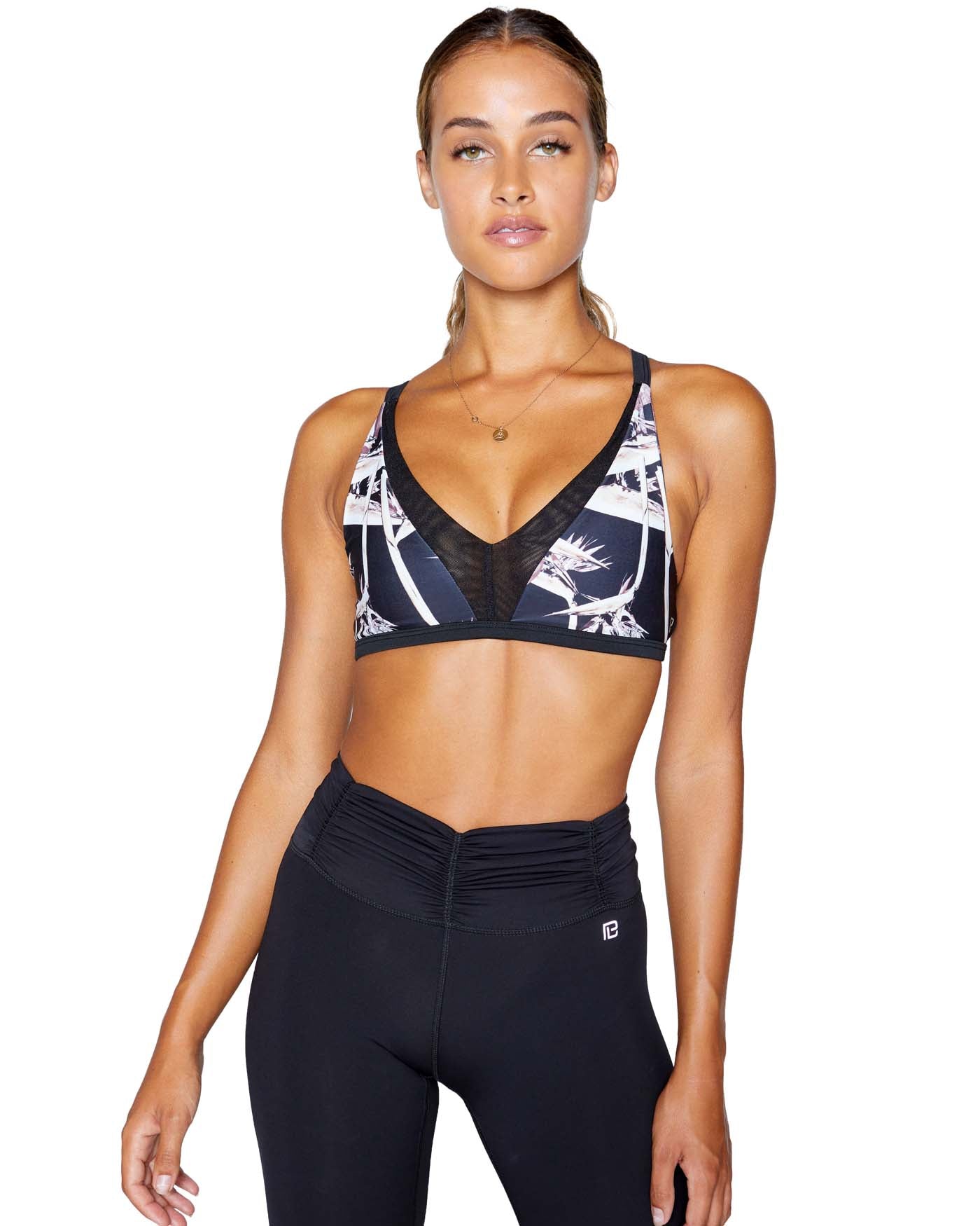 Stella Top Sandbird Wildcat Reversible | BodyLanguageSportswear   | Take the plunge in our forever flattering Stella Top. Designed to be sporty and sexy and to have ev